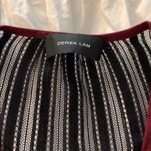Derek Lam maroon sweater top  V neck